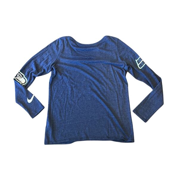 Nike Seattle Seahawks Women's Long Sleeve V-Neck T-shirt Size XL - Picture 9 of 9